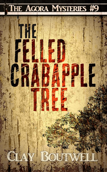 the felled crabapple tree